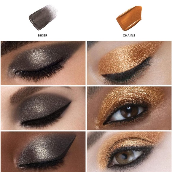 Haus Labs By Lady Gaga Other - Haus Laboratories Glam Attack Liquid Shimmer Powder SET OF 2 - BIKER & CHAINS